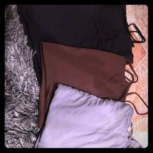 Bundle of 3 plus size stretch tank tops 2x/3x